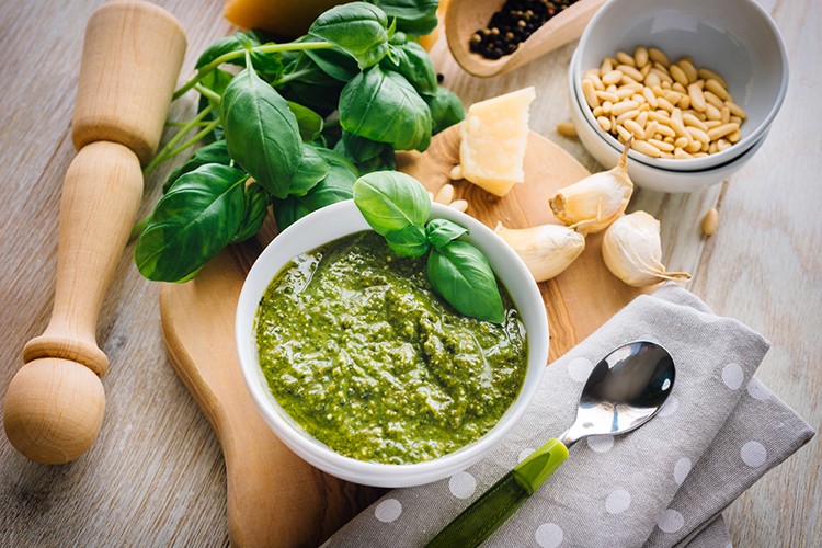 Basilikumpesto a la Italia