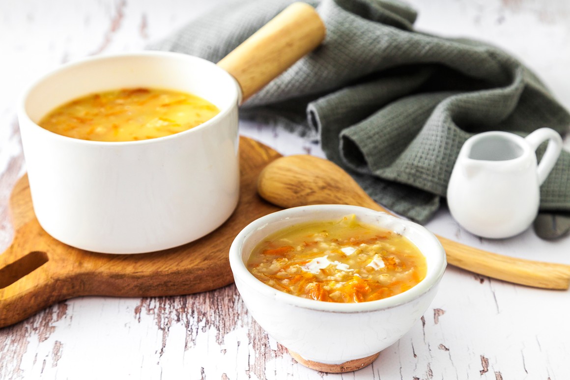 Möhren-Dinkelsuppe