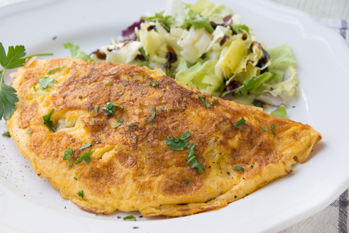 Handkäs-Omelette