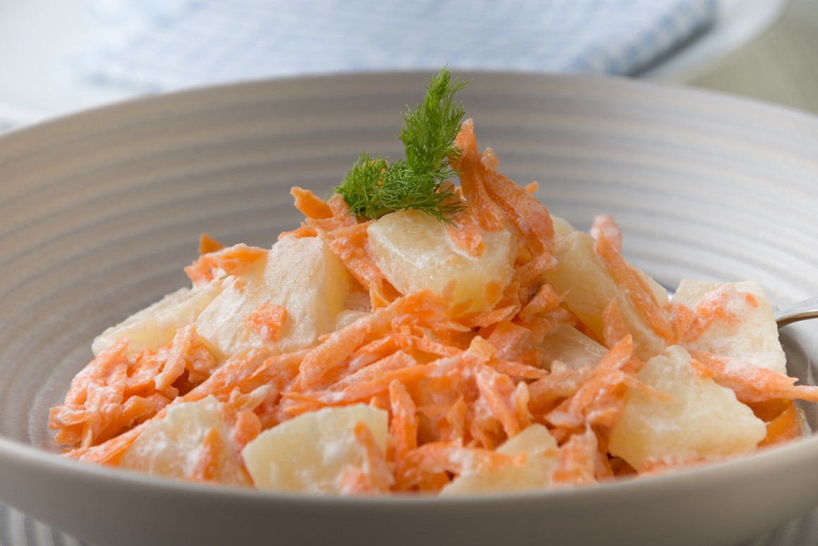 Karottensalat mit Ananas