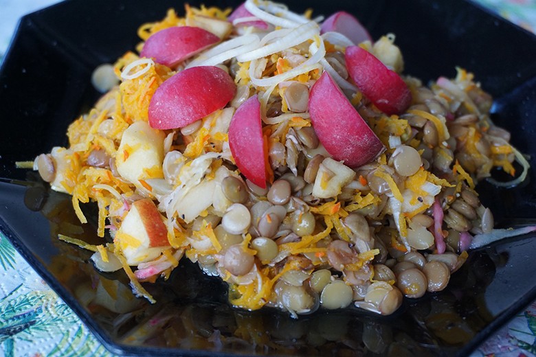Schwäbischer Linsensalat