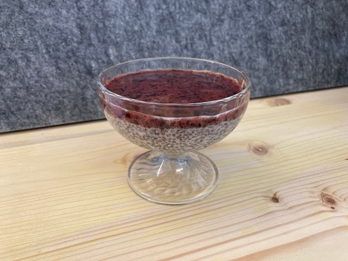 Blaubeer-Dessert