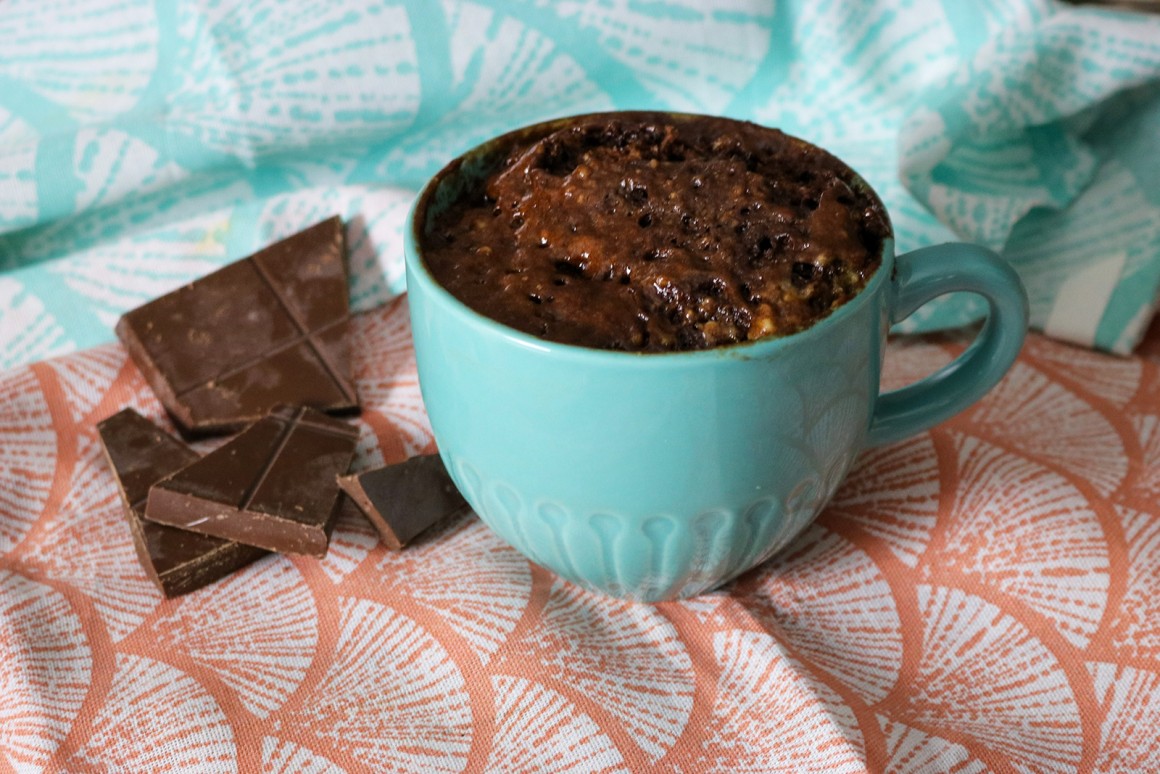 Nusskuchen in der Tasse