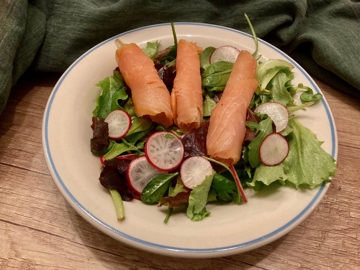 Lachs-Radieschen-Salat