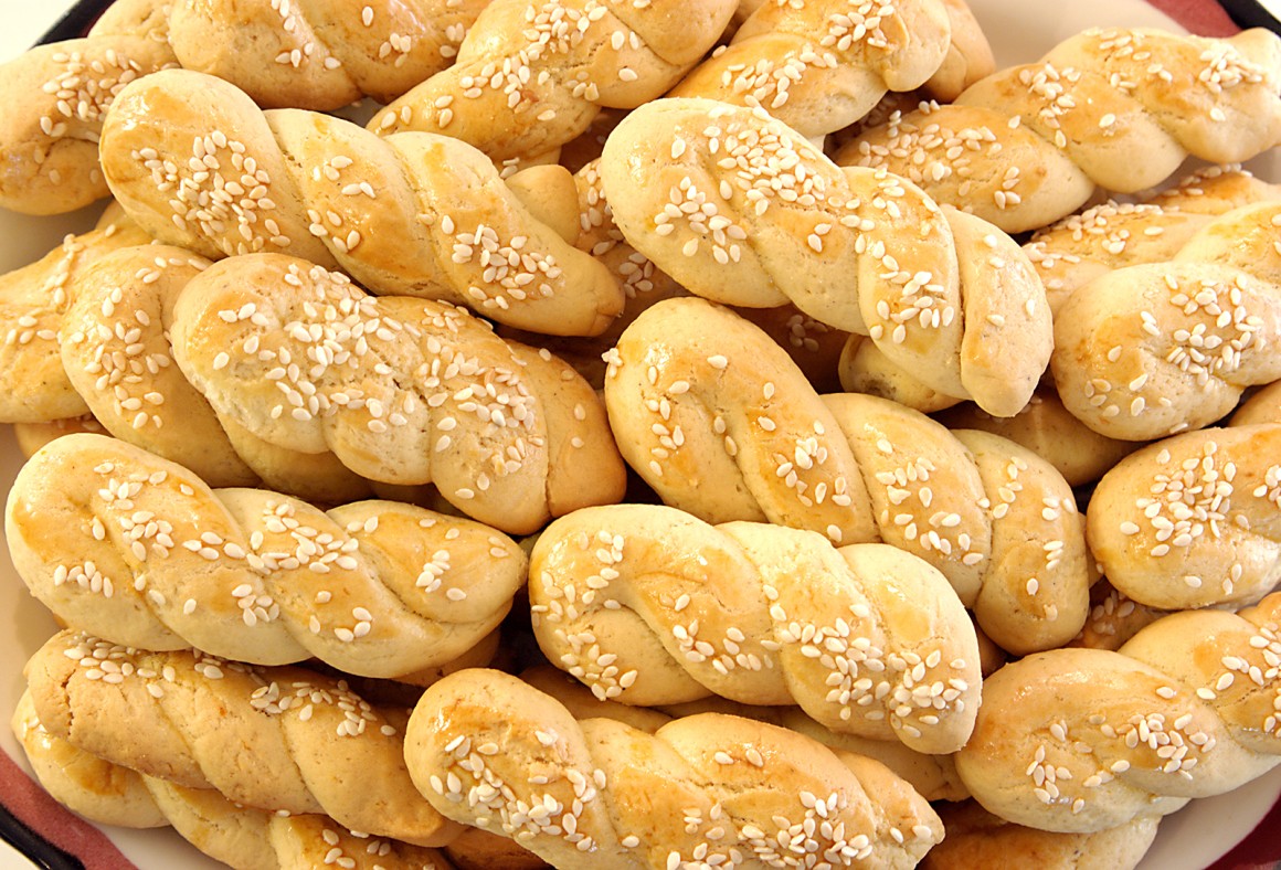 Griechische Sesamkekse