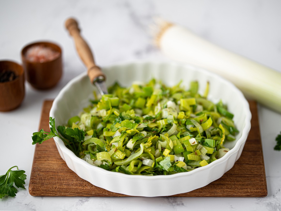 Einfacher Lauchsalat