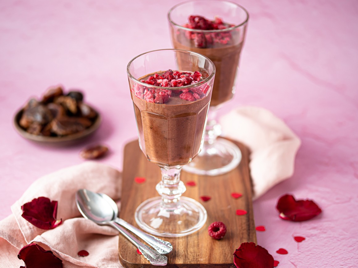 Zuckerfreie Mousse au Chocolat