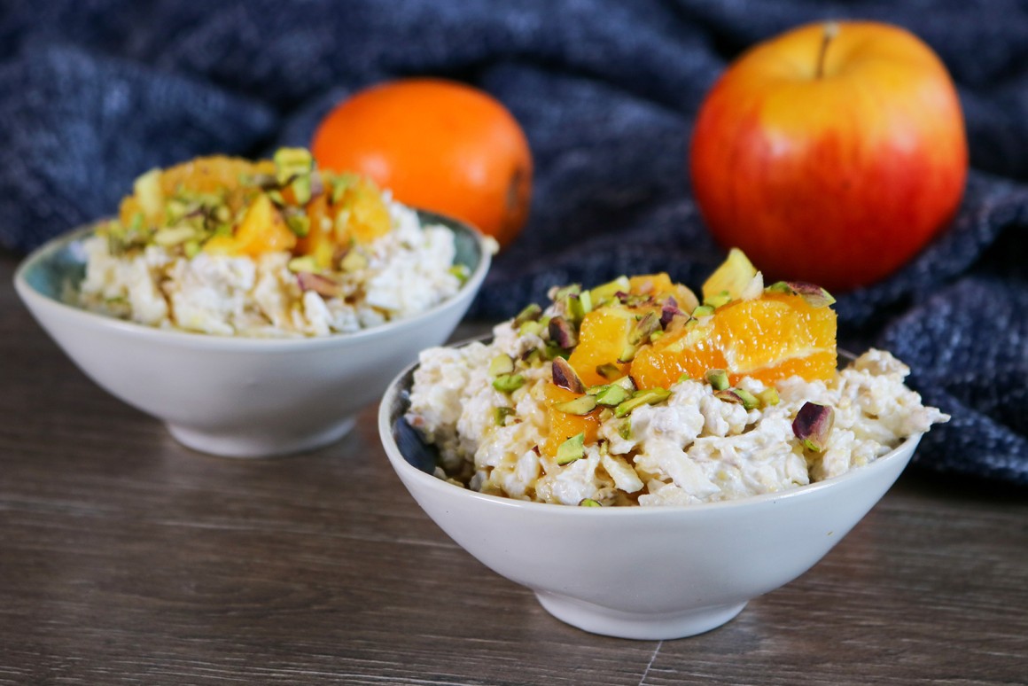 Orangen-Hirse-Müsli mit Pistazien - Rezept