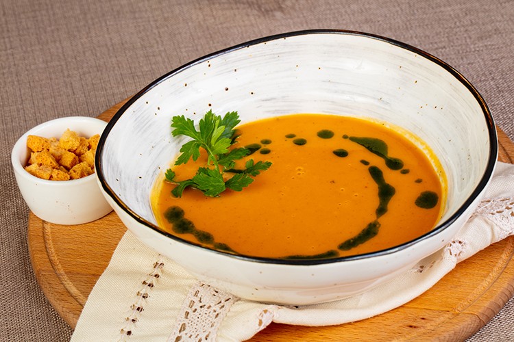 Kürbissuppe mit Curry