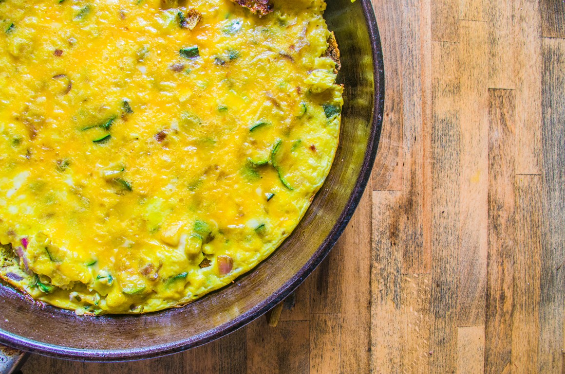 Zucchini-Omelett