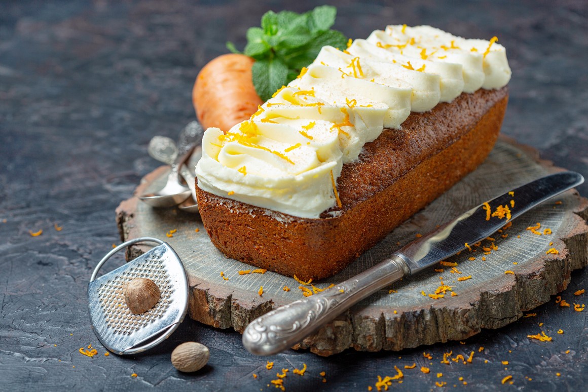 Karottenkuchen mit Nüssen