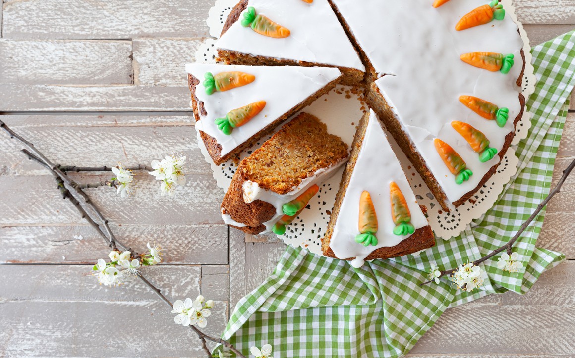 Karottenkuchen für Ostern