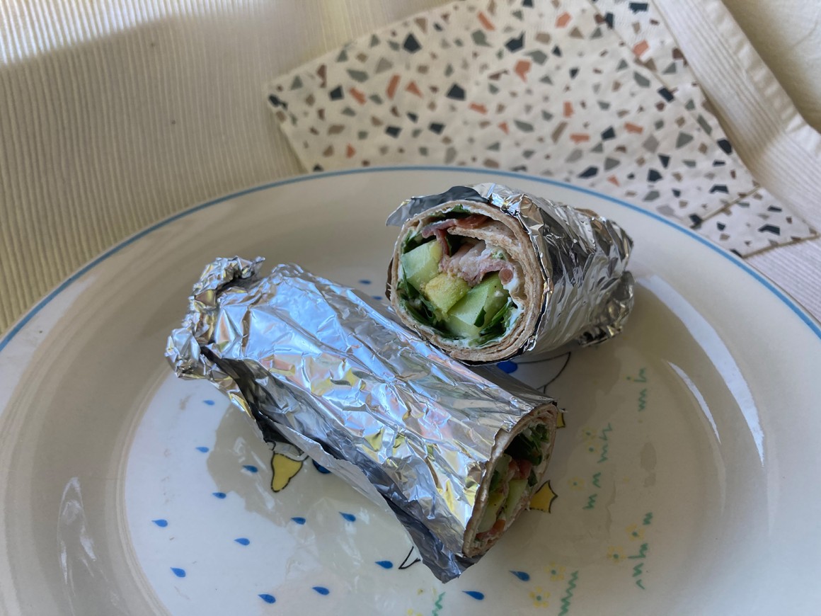 Wraps mit Schinken