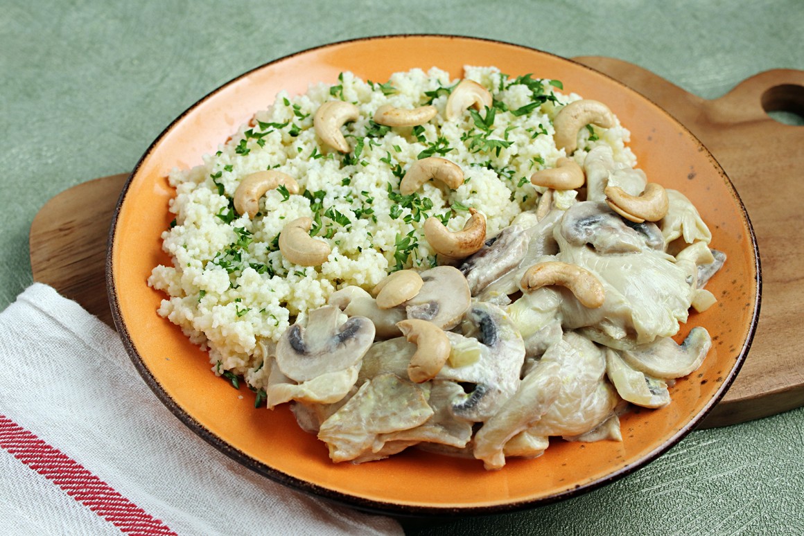 Pilz-Pfanne mit Couscous
