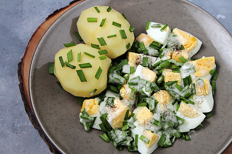Schnittlauch-Eier-Salat