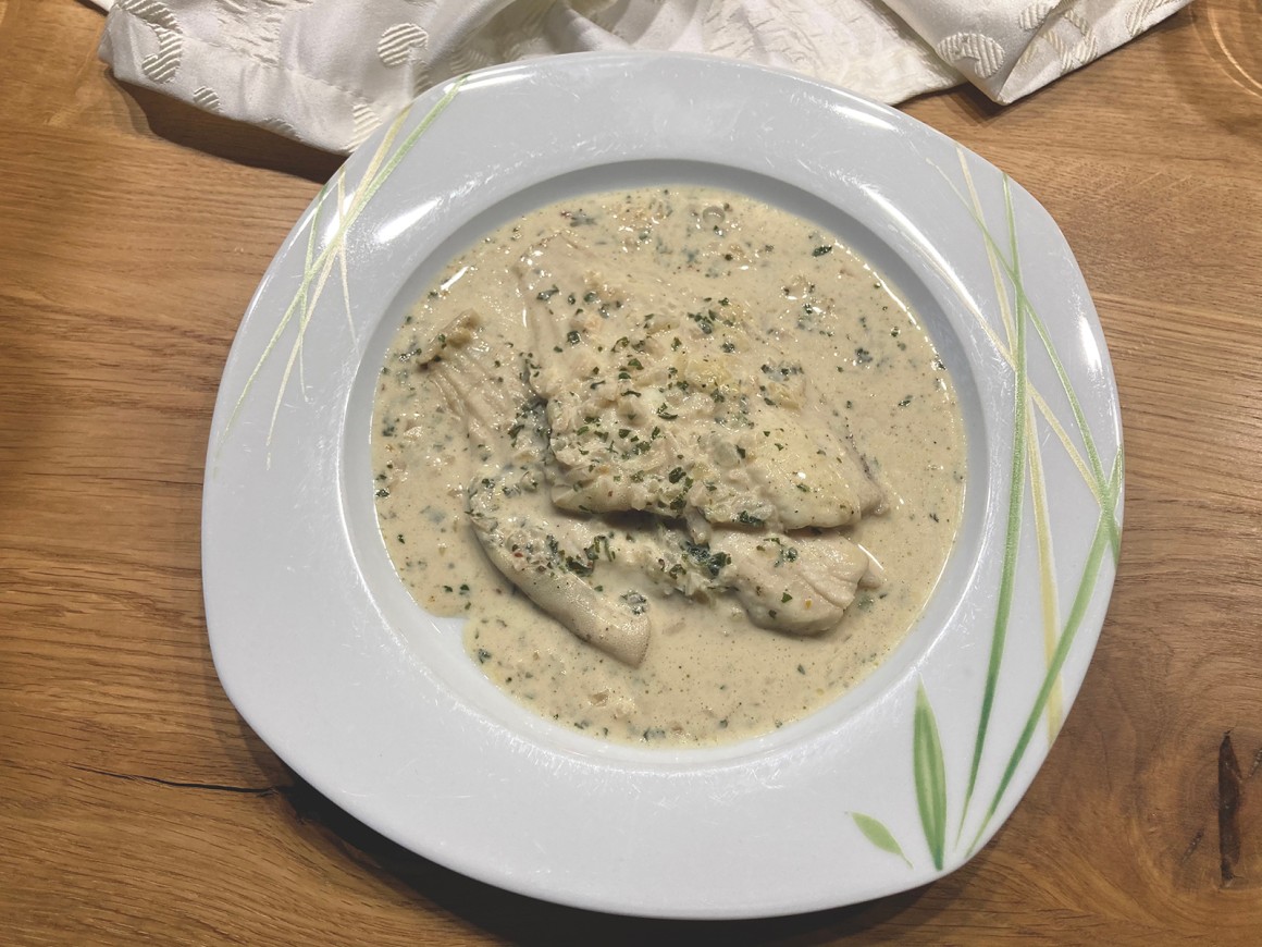 Sahniges Schollenfilet