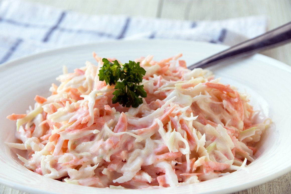 Kohlsalat mit Möhren - Rezept