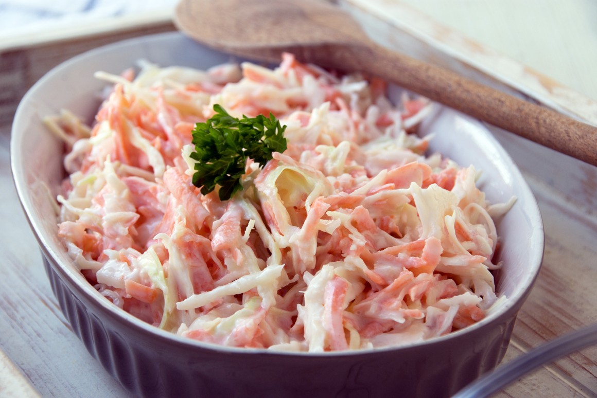 Kohlsalat mit Schmand - Rezept