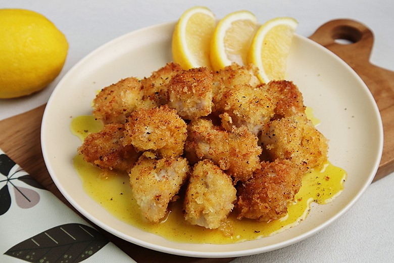 Chicken Tenders mit Zitrone