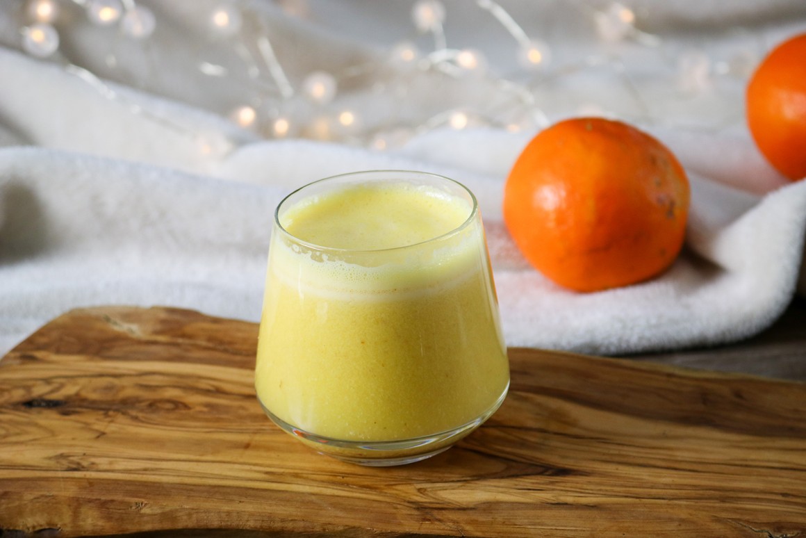 Rohes Orangenmus mit Vanille
