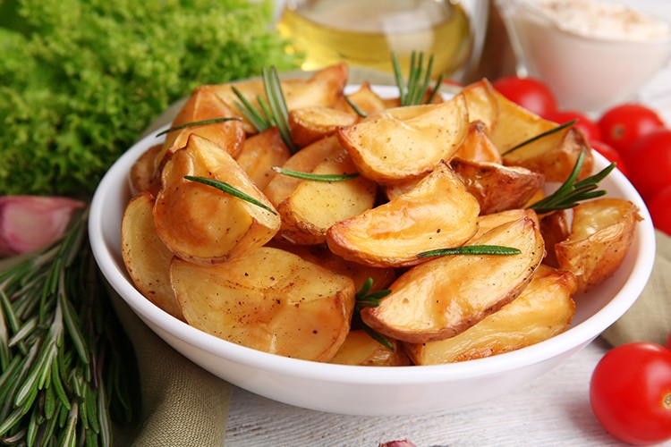 Würzige Kartoffel-Wedges