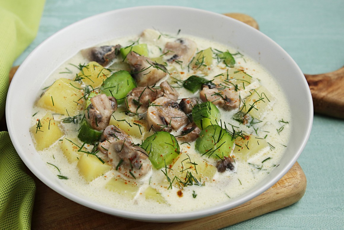 Vegetarischer Pilzeintopf
