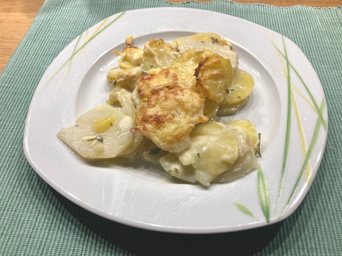 Kartoffel-Auflauf mit Kohlrabi