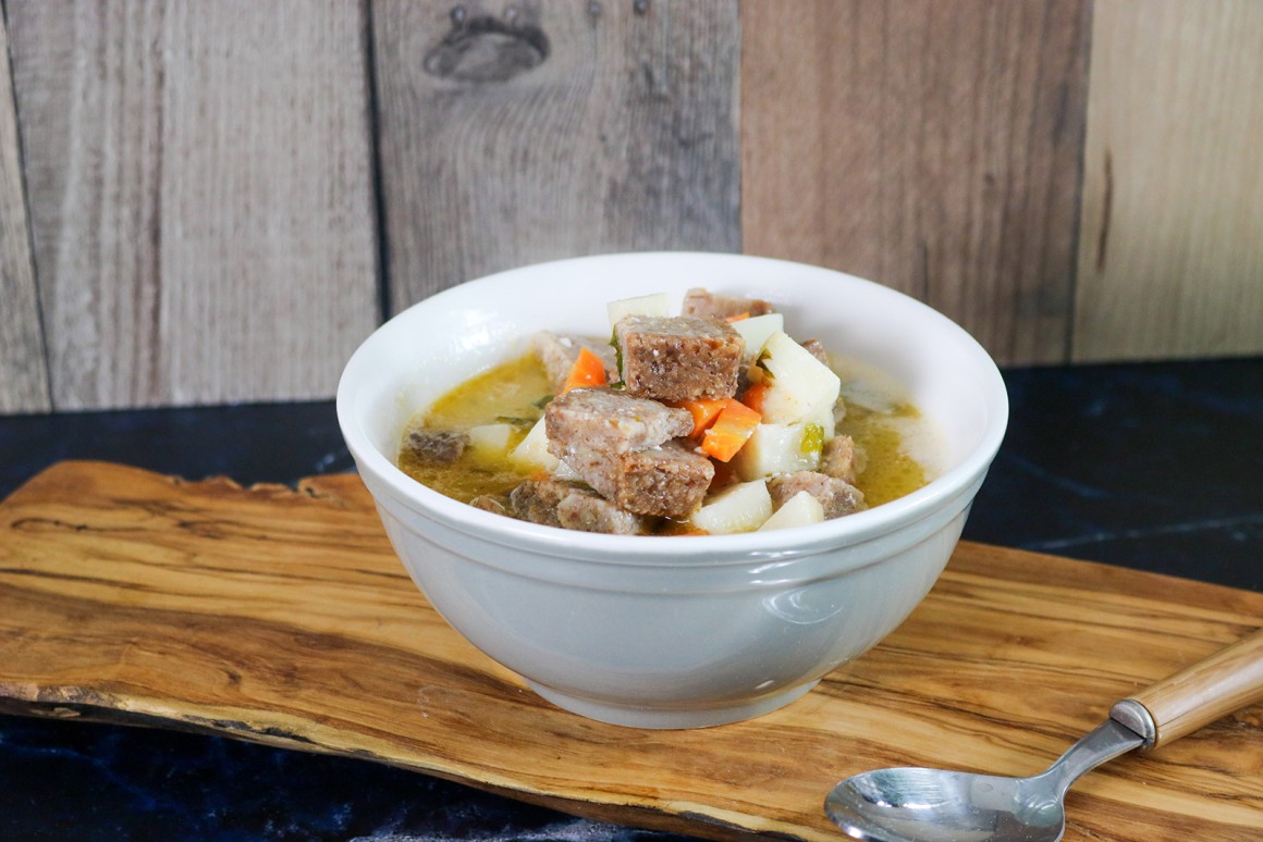 Geröstete Brotsuppe