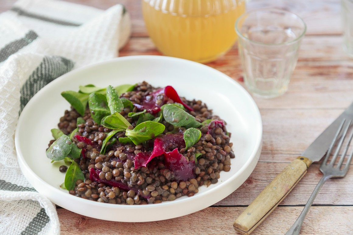 Linsen-Rote Bete-Salat - Rezept