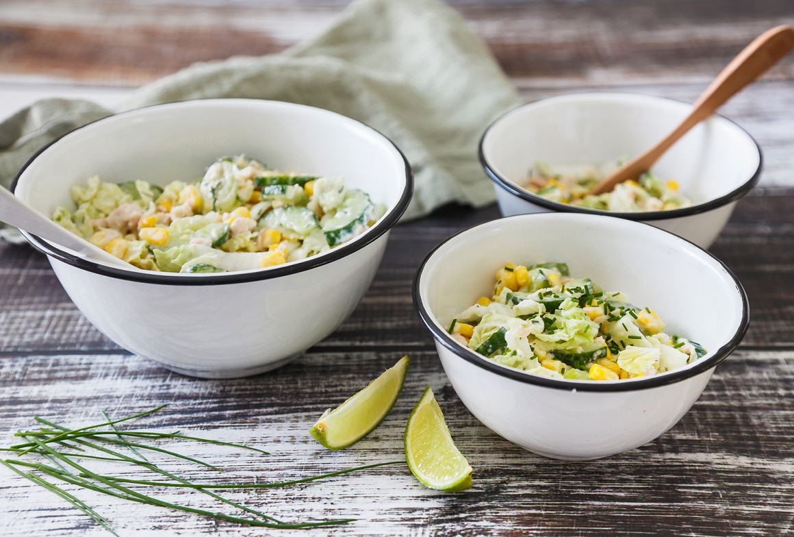 Chinakohlsalat mit Thunfisch
