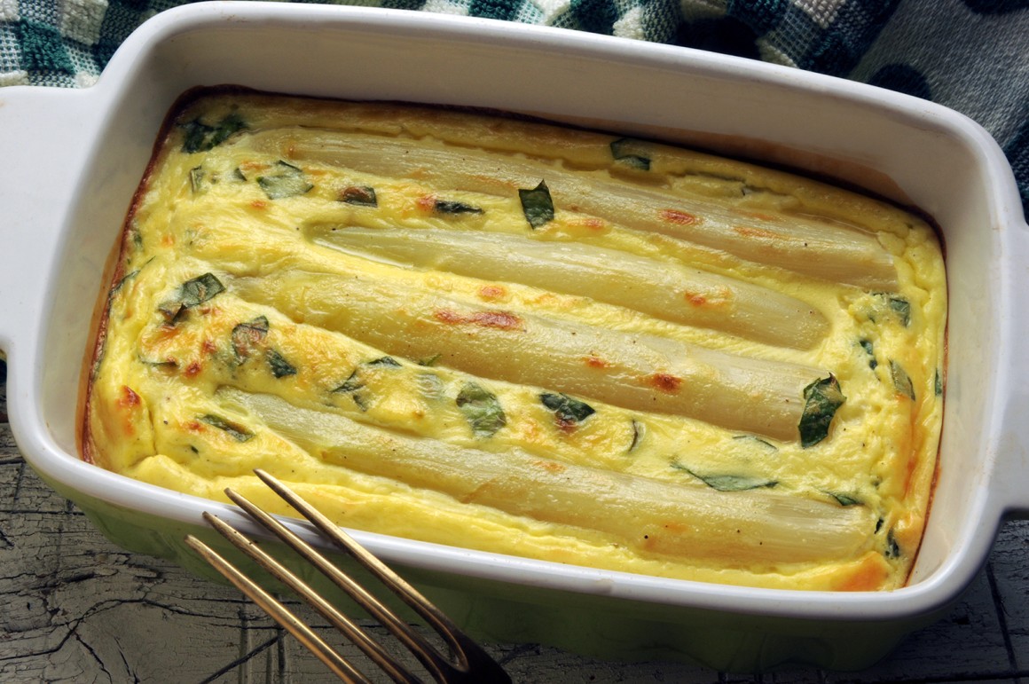 Gratinierter Spargel - Rezept
