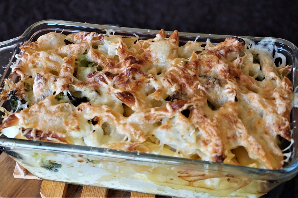 Brokkoli-Blumenkohlauflauf