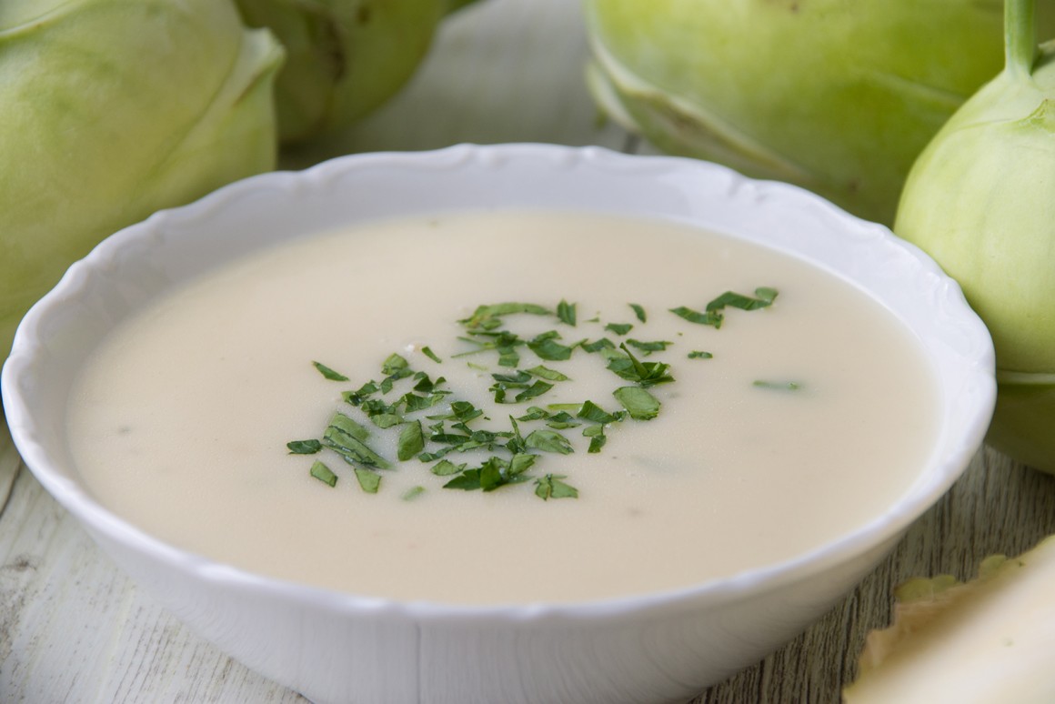 Kohlrabicremesuppe