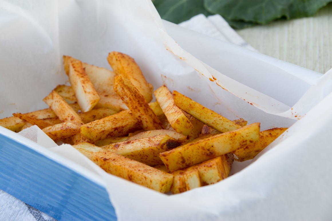 Low Carb Kohlrabi-Pommes