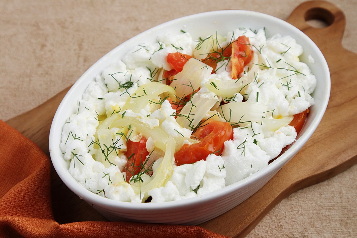 Mikrowellen-Gemüsegratin