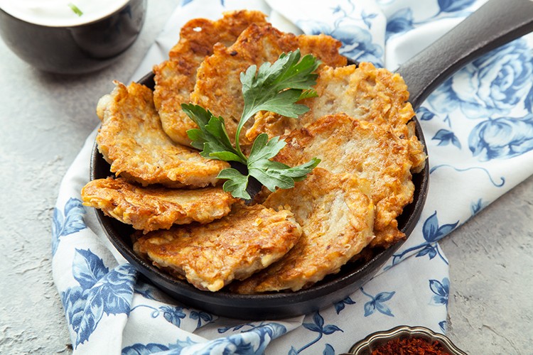 Frische Kartoffelpuffer