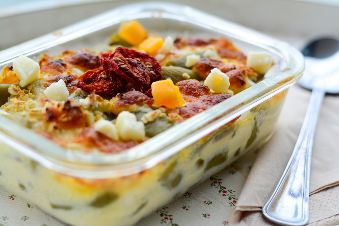 Omas Bohnenauflauf - Rezept