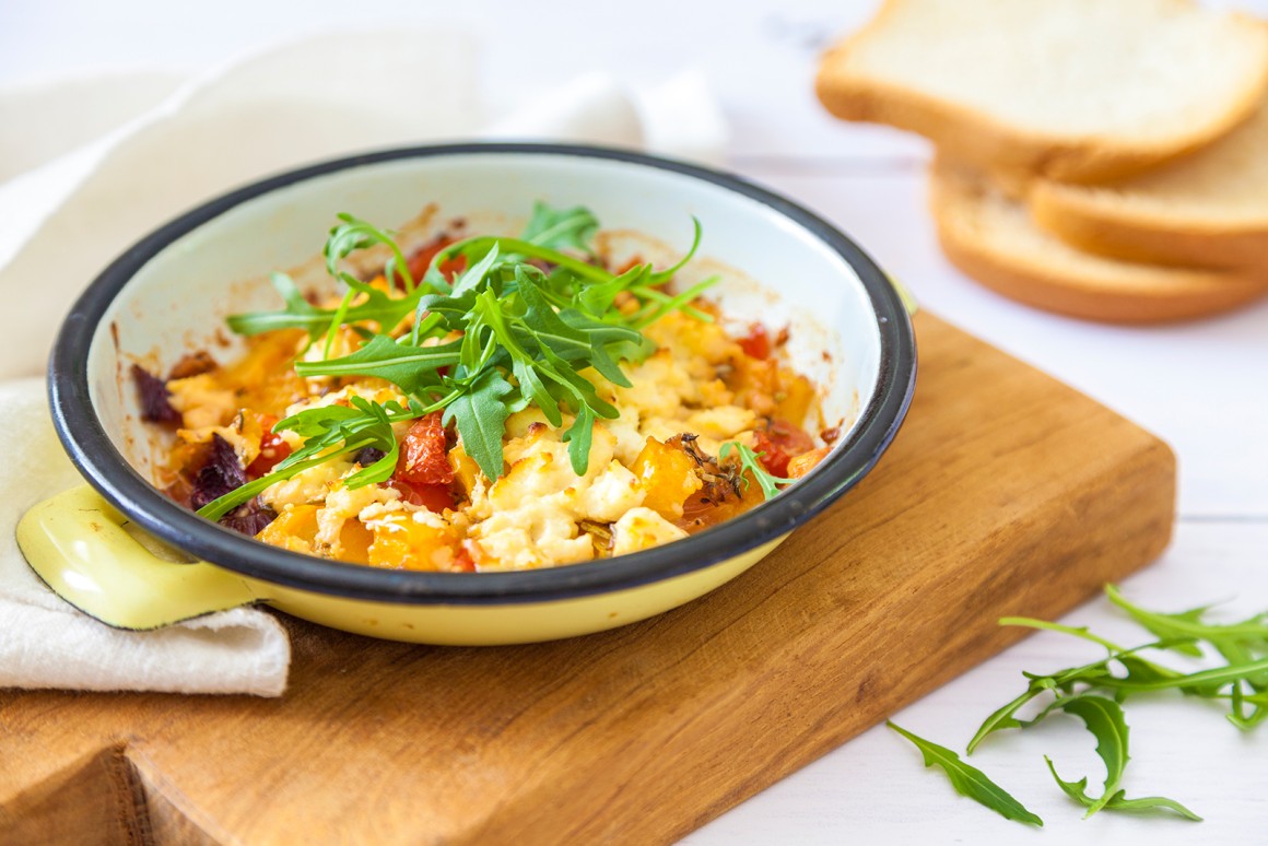 Bunter Gemüse-Ofen-Feta