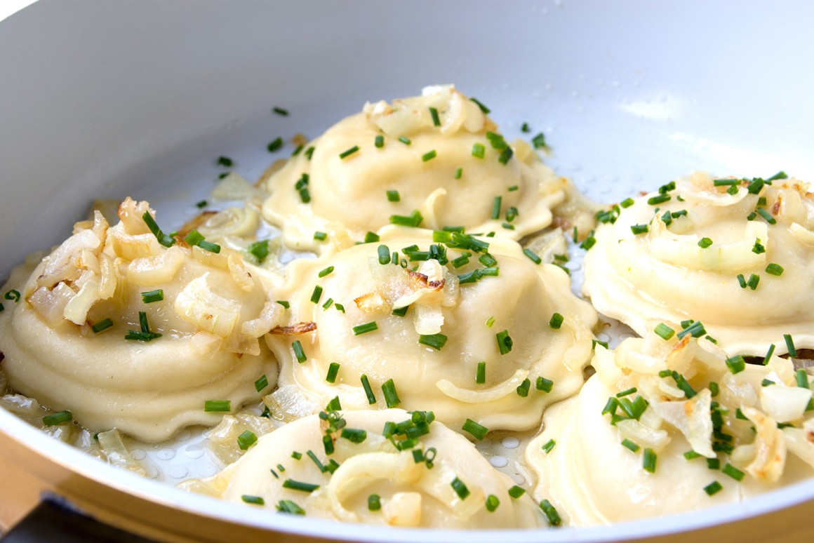Maultaschen mit Gemüse