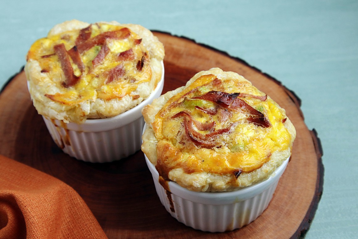 Schinken-Lauch-Muffins