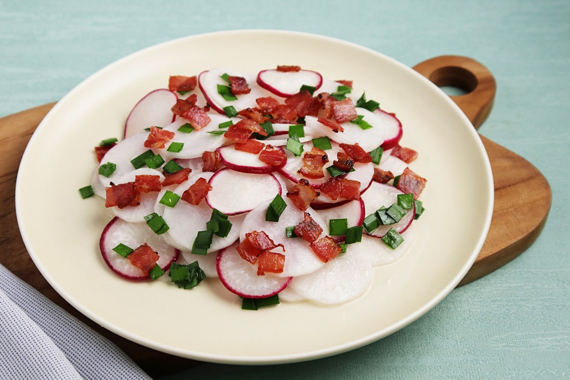 Rettichsalat mit Speck