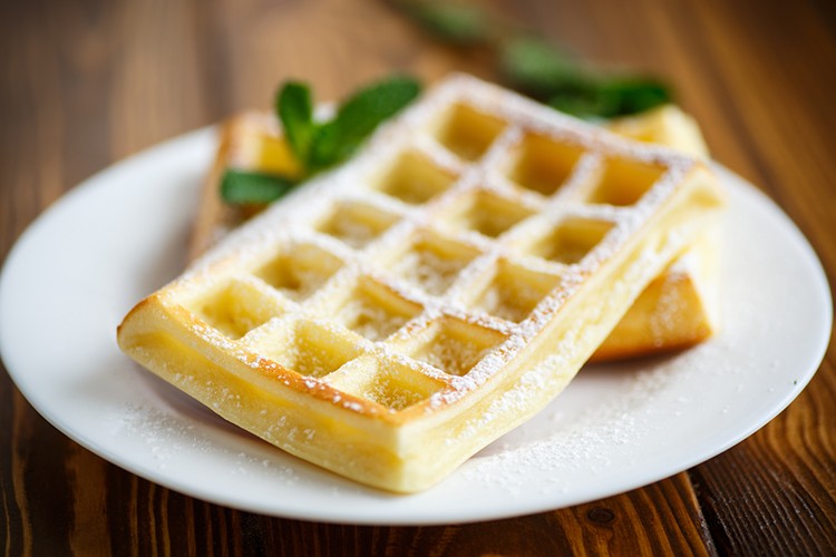 Einfache Waffeln