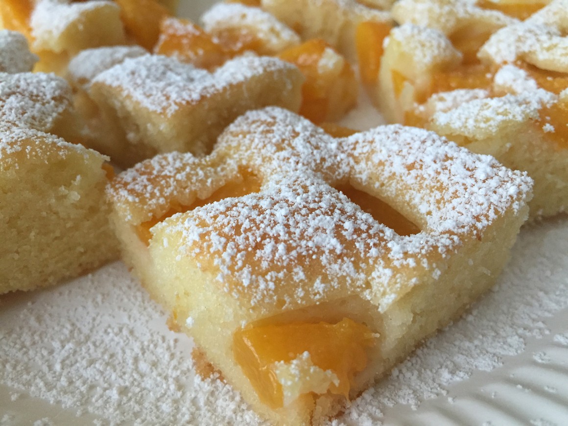 Einfacher Pfirsichkuchen - Rezept
