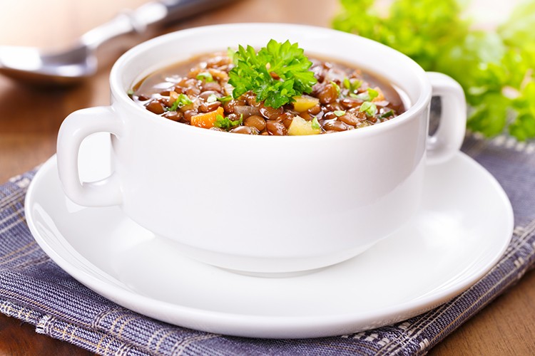 Klassische Linsensuppe