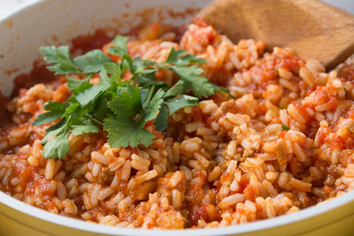 Reispfanne mit Tomaten - Rezept