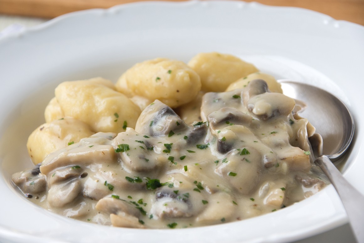 Sahnesoße mit Champignons