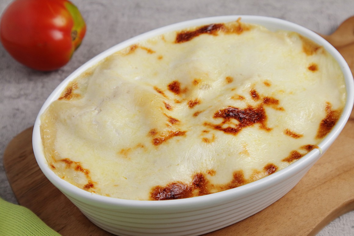 Spinat-Lachs-Lasagne