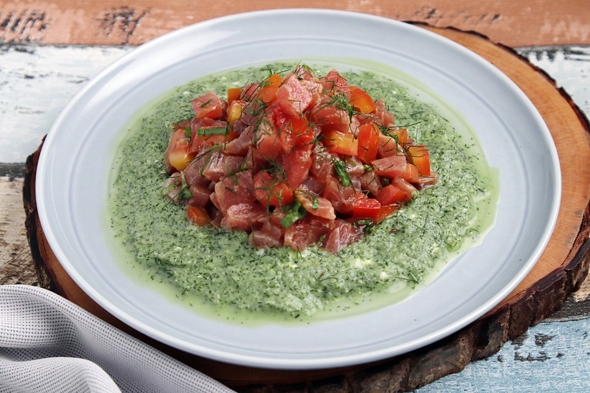 Thunfischtatar mit Sojasauce - Rezept