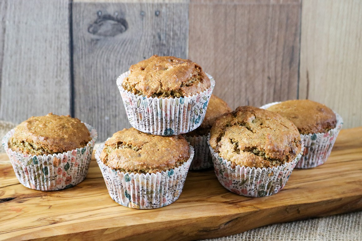 Glutenfreie und vegane Zitronenmuffins