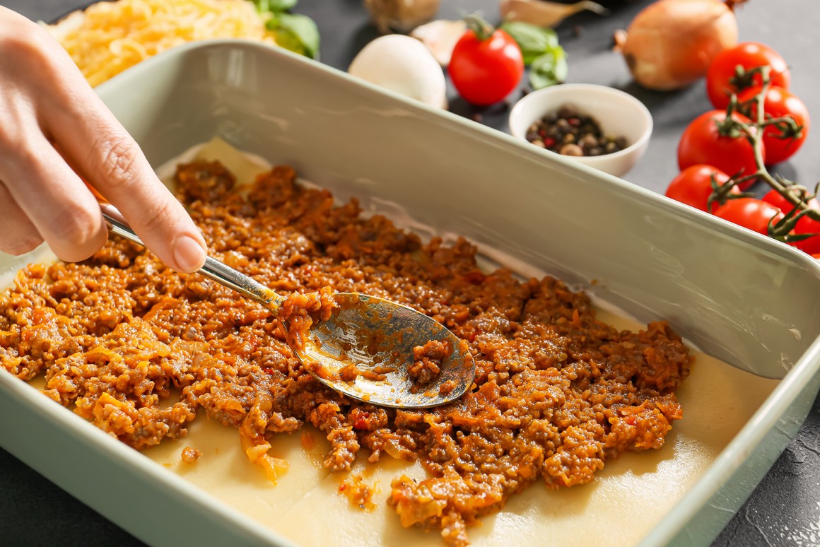 Hackfleischsoße für Lasagne